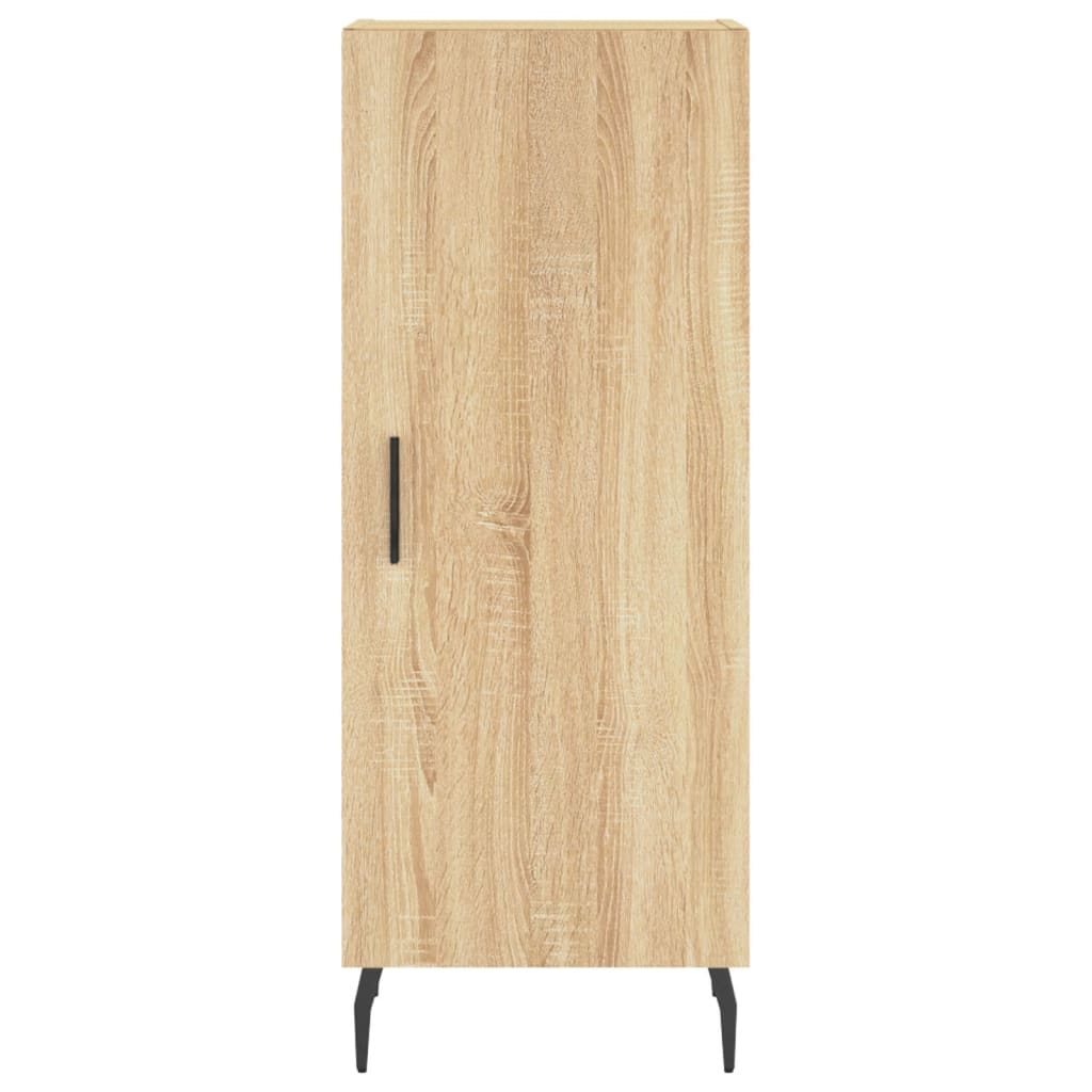 skab 34,5x34x180 cm konstrueret træ sonoma-eg