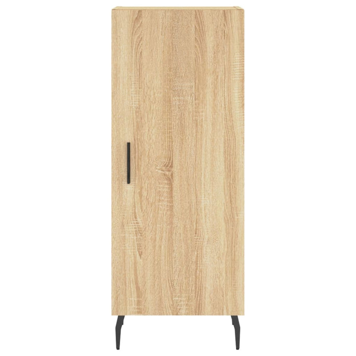 skab 34,5x34x180 cm konstrueret træ sonoma-eg