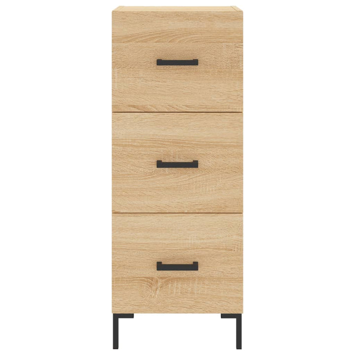 skab 34,5x34x180 cm konstrueret træ sonoma-eg