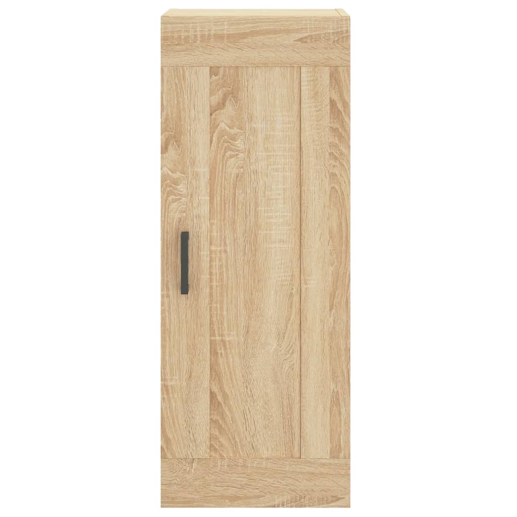 skab 34,5x34x180 cm konstrueret træ sonoma-eg