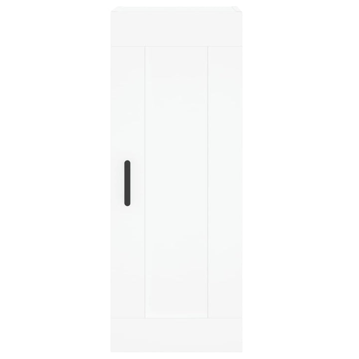 skab 34,5x34x180 cm konstrueret træ hvid