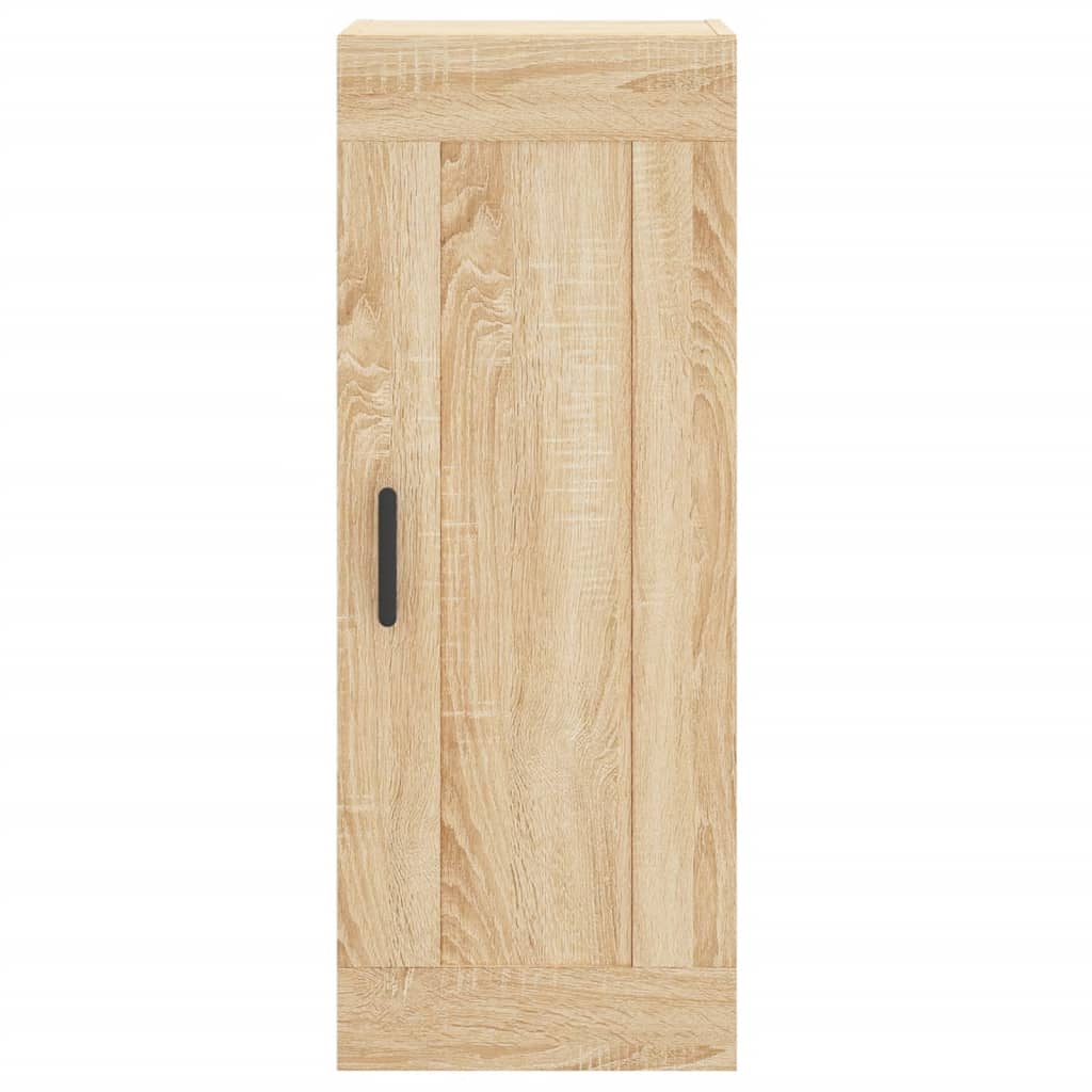 skab 34,5x34x180 cm konstrueret træ sonoma-eg