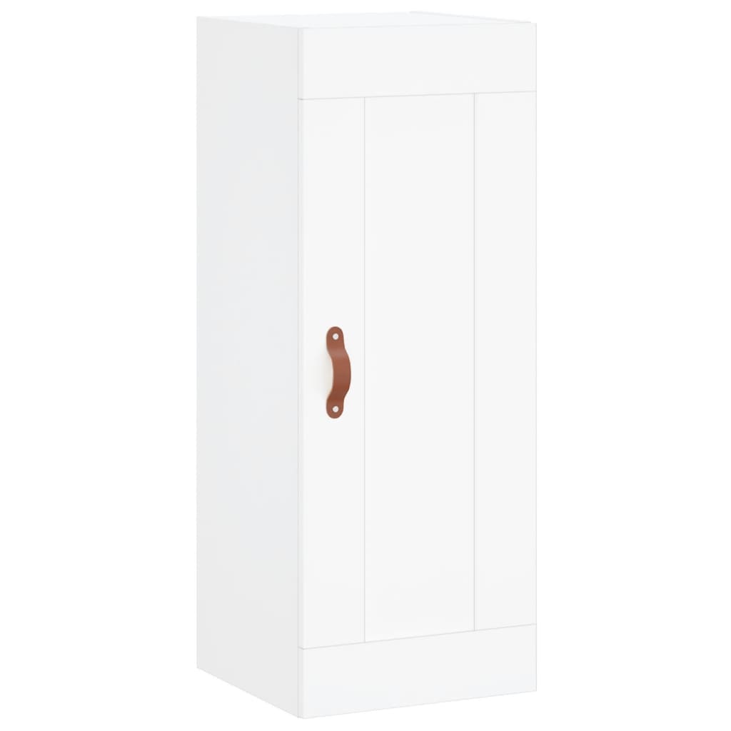 skab 34,5x34x180 cm konstrueret træ hvid