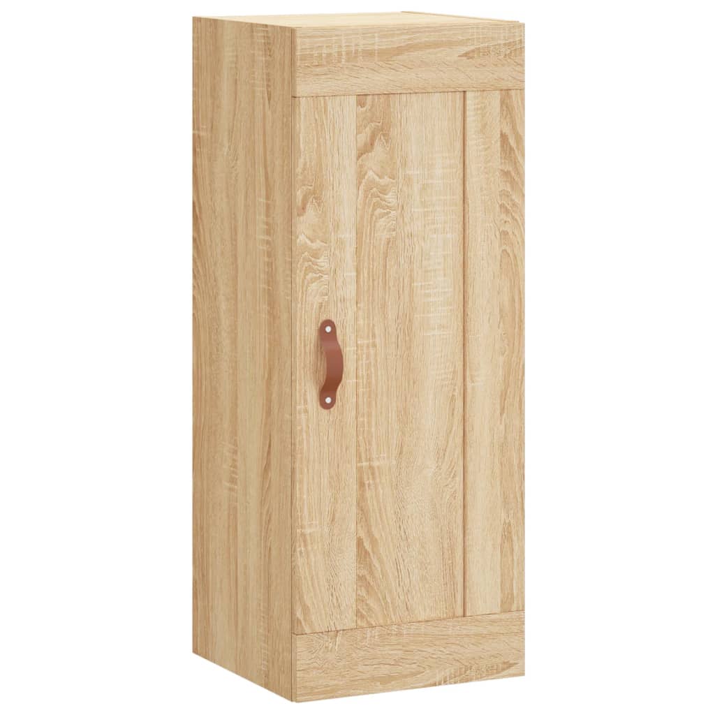 skab 34,5x34x180 cm konstrueret træ sonoma-eg