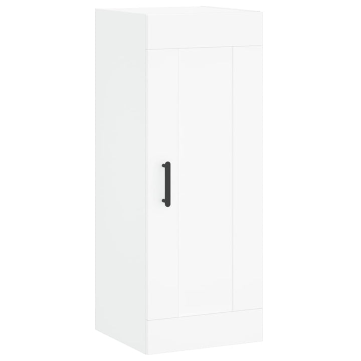 skab 34,5x34x180 cm konstrueret træ hvid