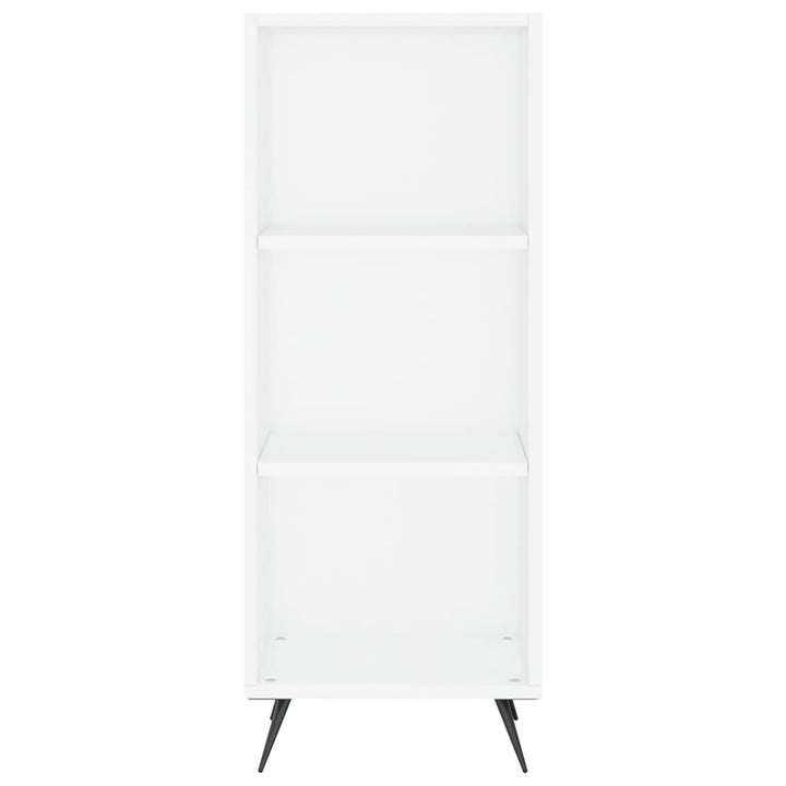 skab 34,5x34x180 cm konstrueret træ hvid
