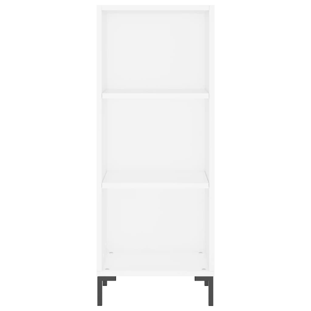 skab 34,5x34x180 cm konstrueret træ hvid