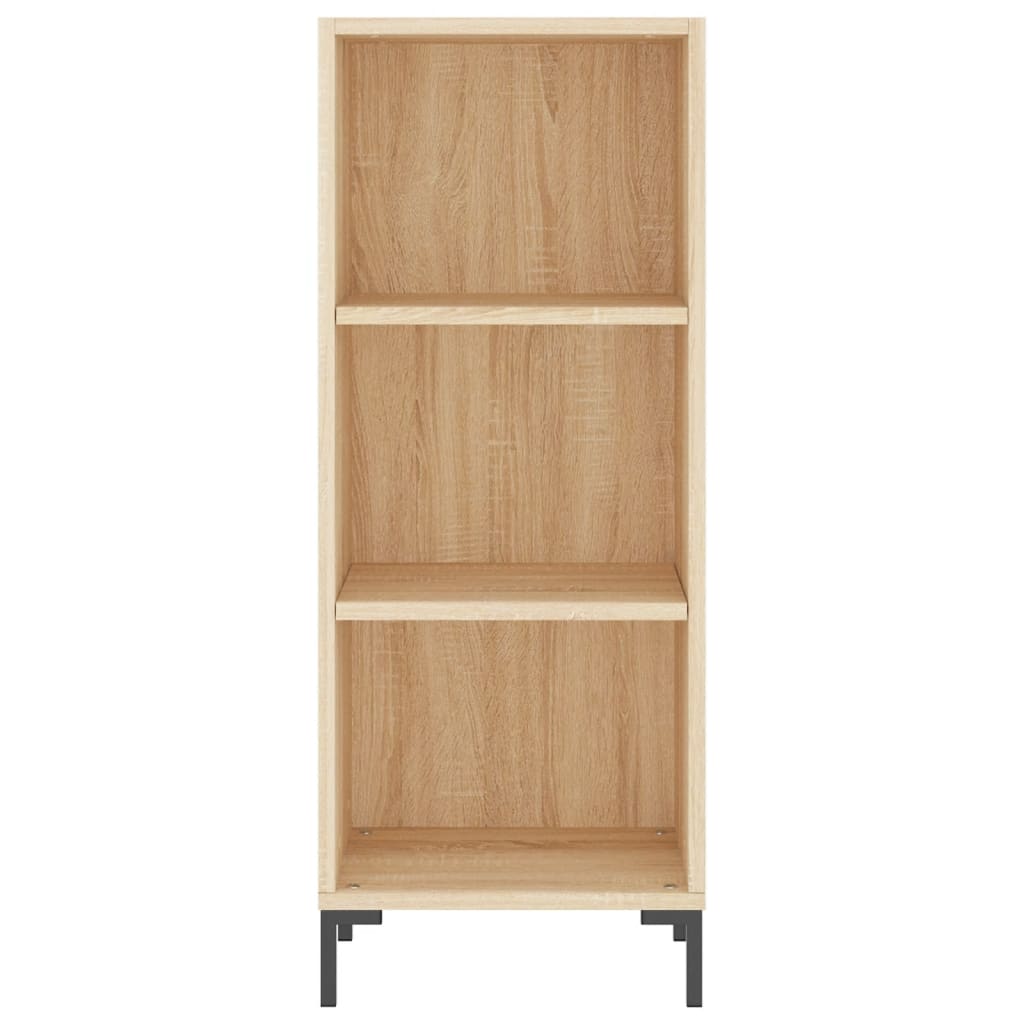 skab 34,5x34x180 cm konstrueret træ sonoma-eg