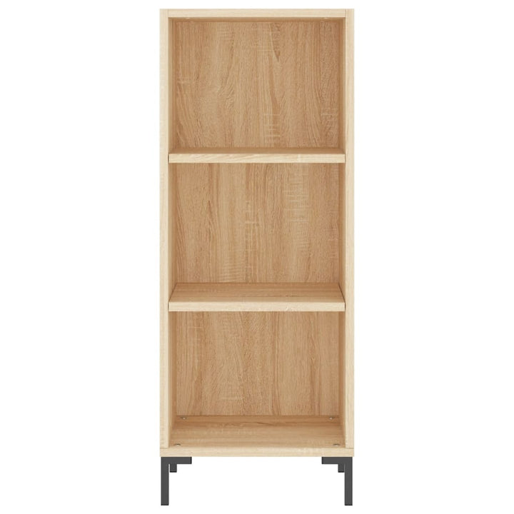 skab 34,5x34x180 cm konstrueret træ sonoma-eg