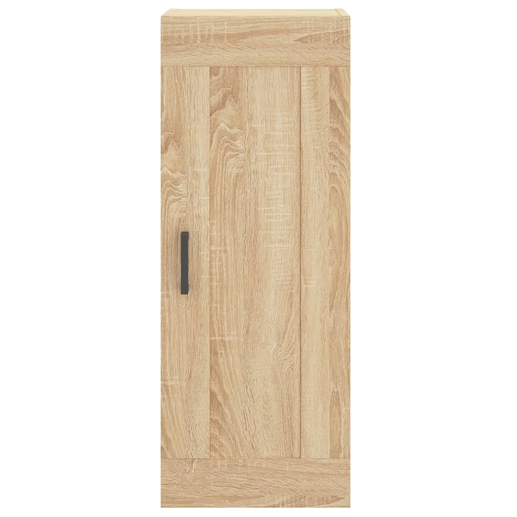 skab 34,5x34x180 cm konstrueret træ sonoma-eg