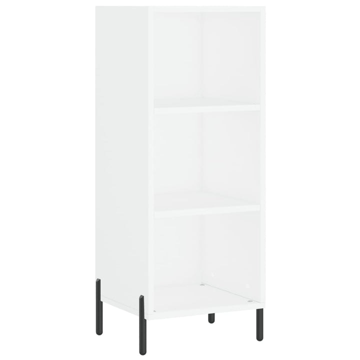skab 34,5x34x180 cm konstrueret træ hvid