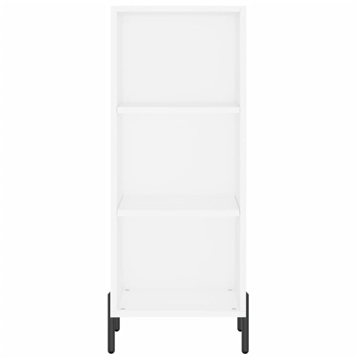 skab 34,5x34x180 cm konstrueret træ hvid