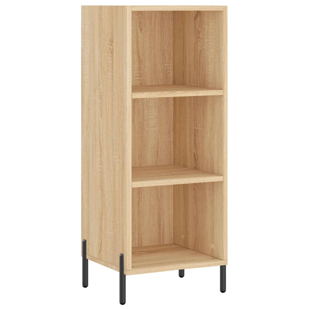 skab 34,5x34x180 cm konstrueret træ sonoma-eg