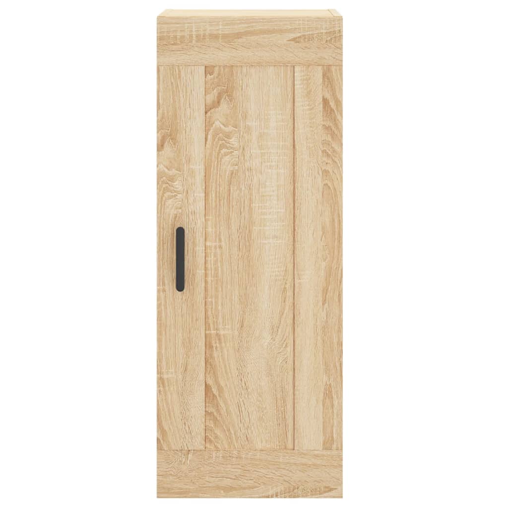 skab 34,5x34x180 cm konstrueret træ sonoma-eg
