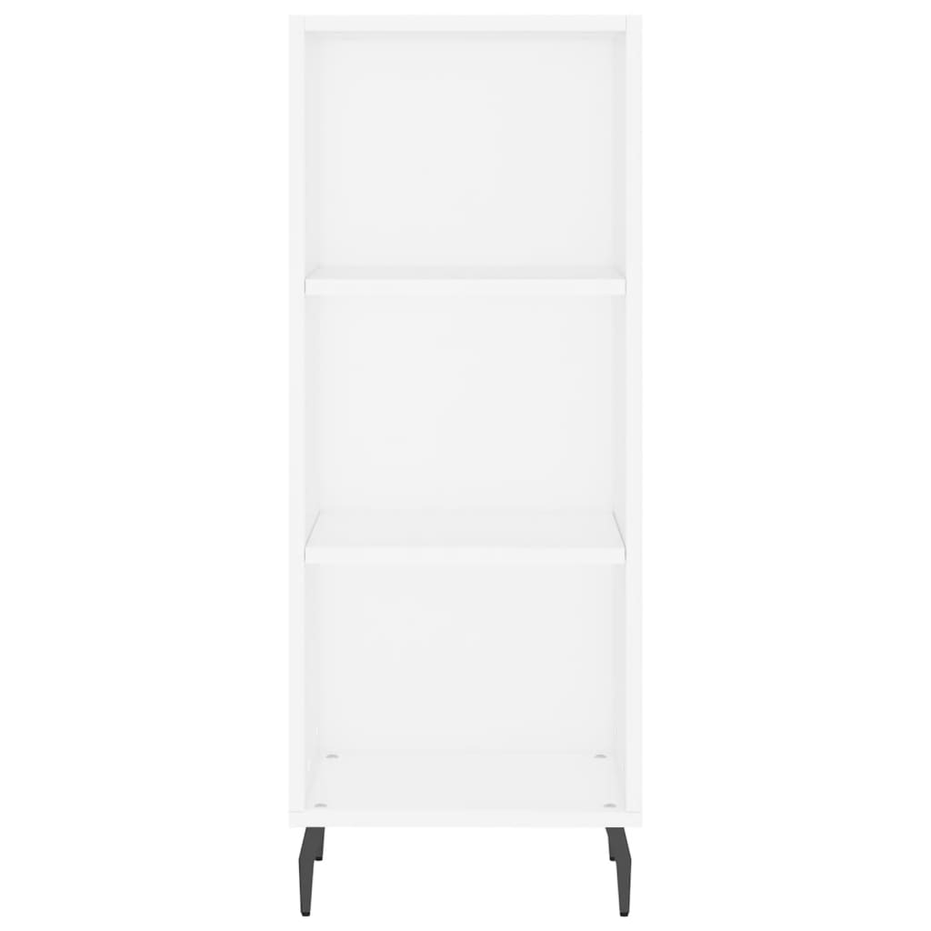 skab 34,5x34x180 cm konstrueret træ hvid