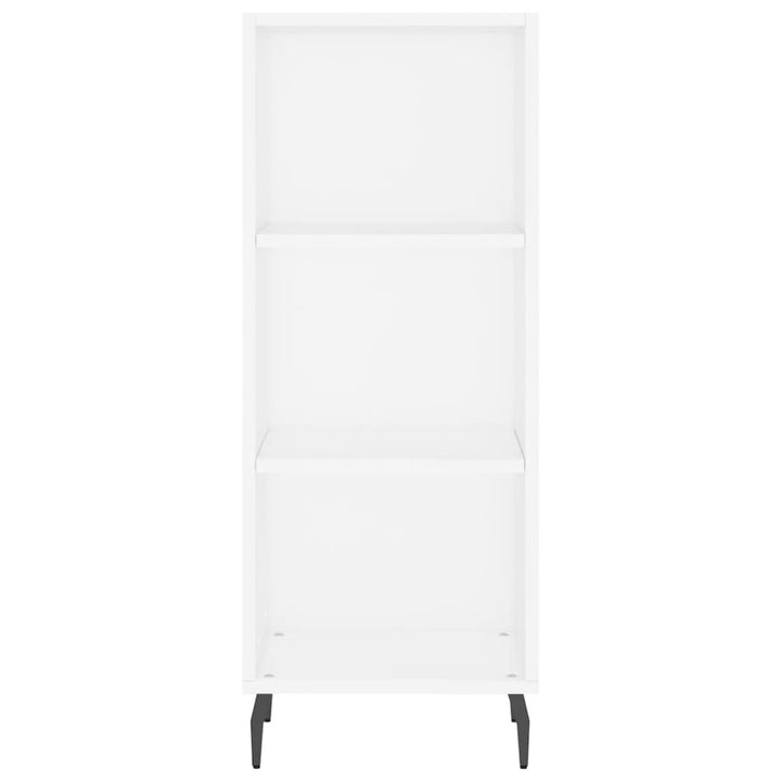 skab 34,5x34x180 cm konstrueret træ hvid