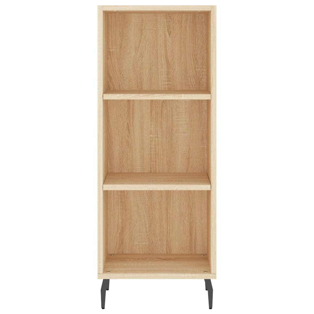 skab 34,5x34x180 cm konstrueret træ sonoma-eg