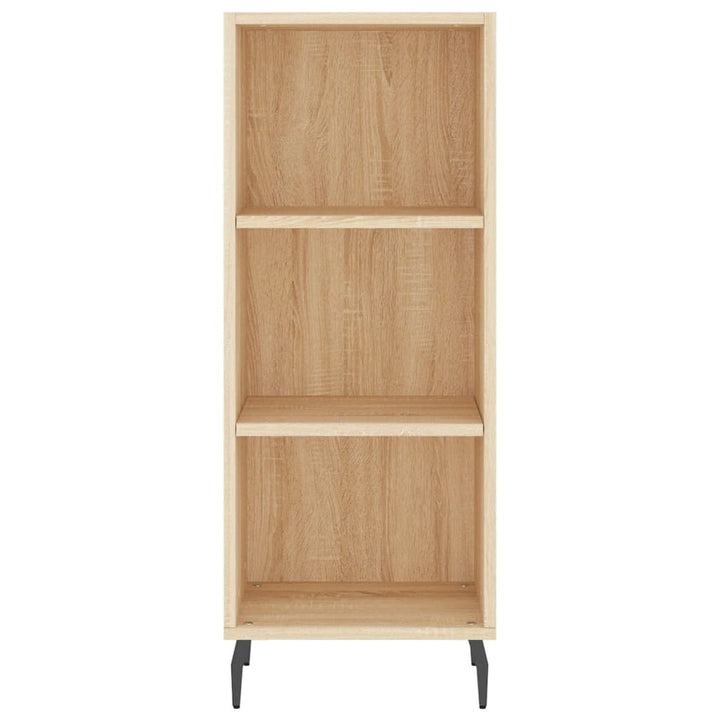 skab 34,5x34x180 cm konstrueret træ sonoma-eg
