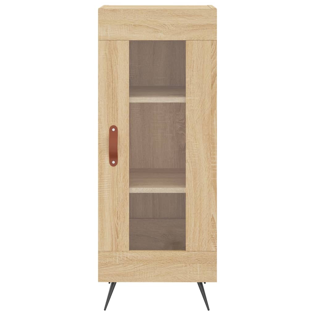 skab 34,5x34x180 cm konstrueret træ sonoma-eg