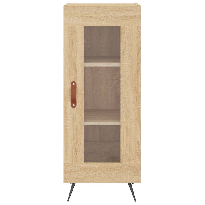 skab 34,5x34x180 cm konstrueret træ sonoma-eg