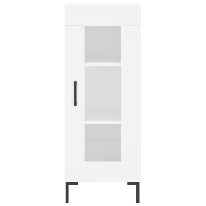 skab 34,5x34x180 cm konstrueret træ hvid