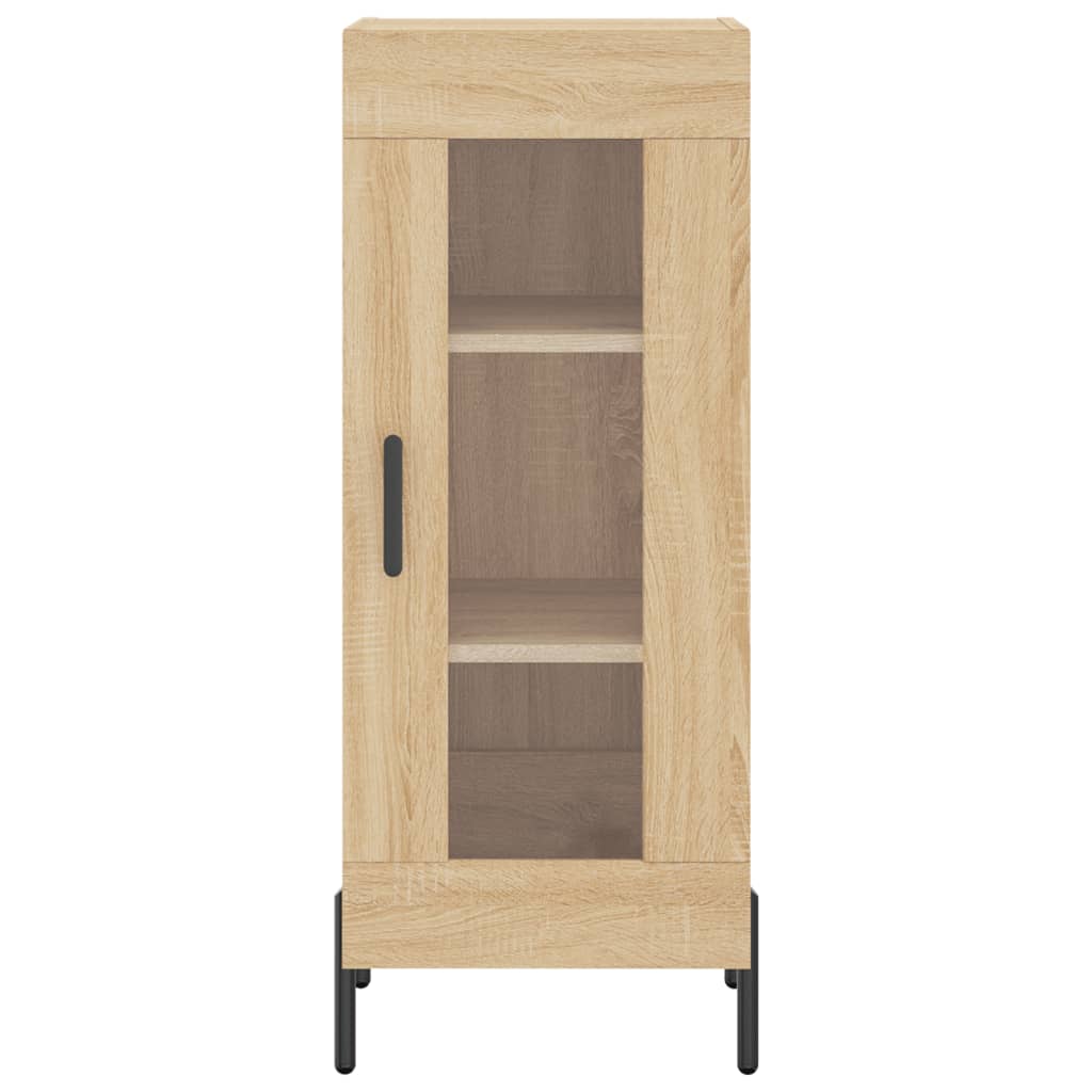 skab 34,5x34x180 cm konstrueret træ sonoma-eg