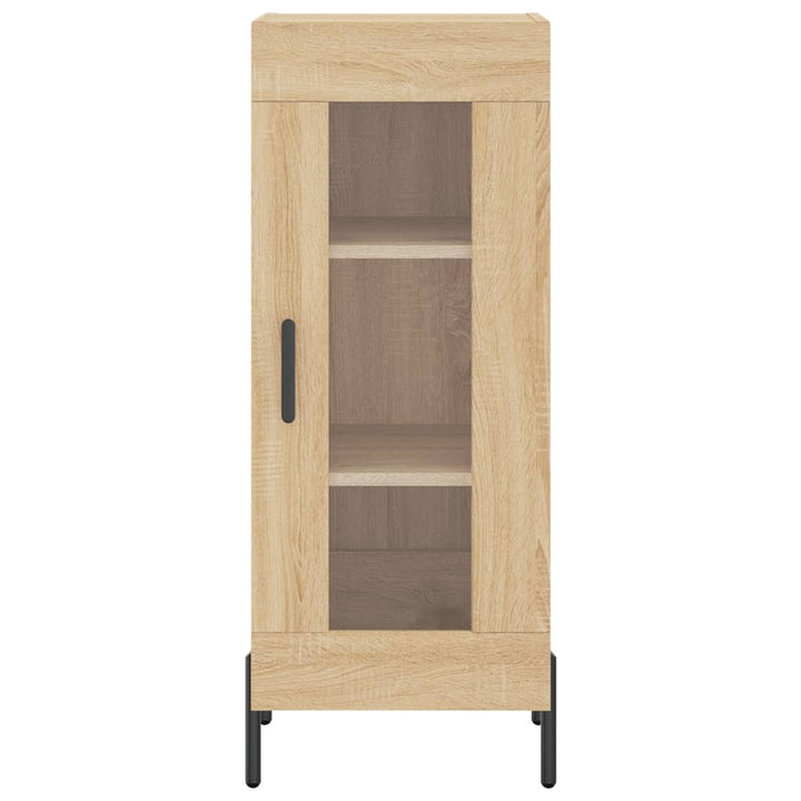 skab 34,5x34x180 cm konstrueret træ sonoma-eg