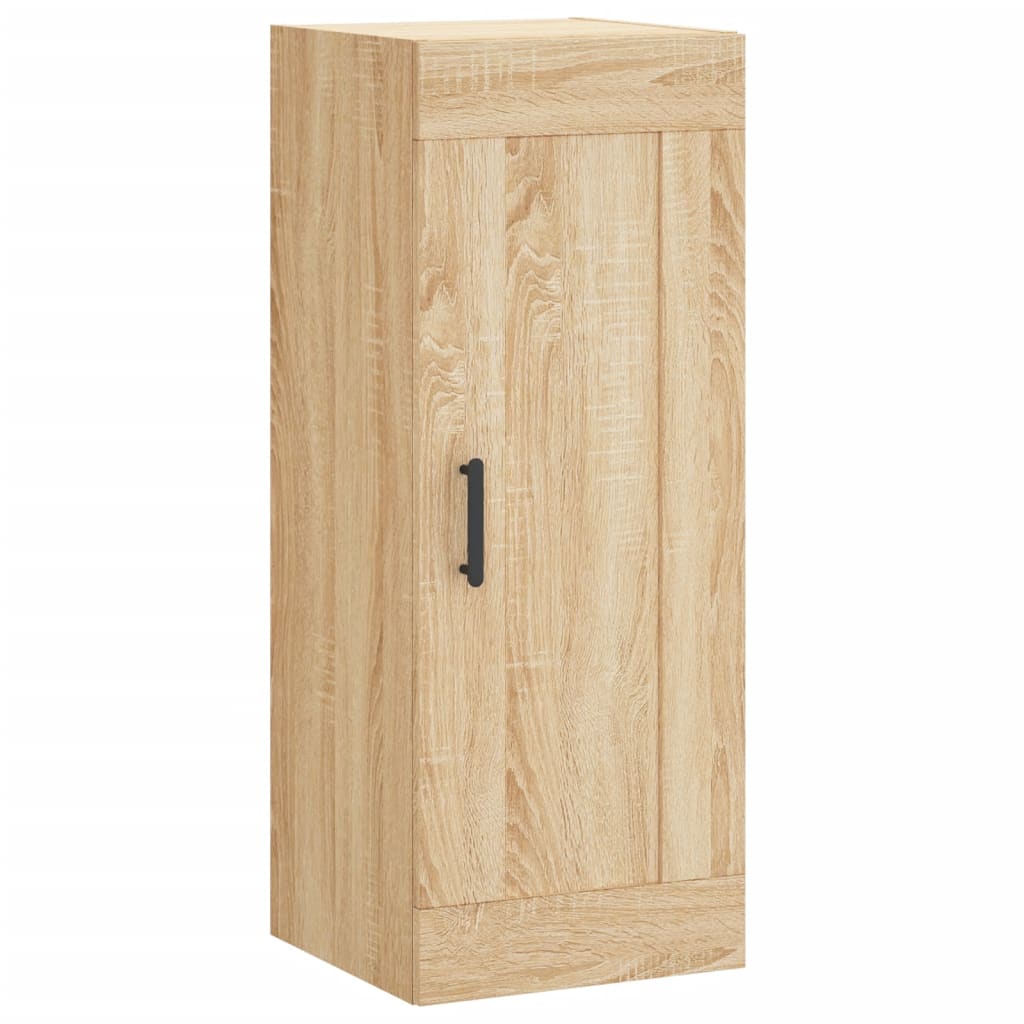 skab 34,5x34x180 cm konstrueret træ sonoma-eg