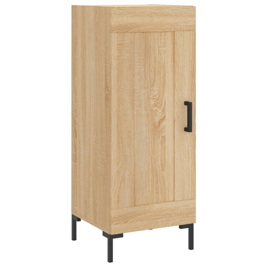 skab 34,5x34x180 cm konstrueret træ sonoma-eg