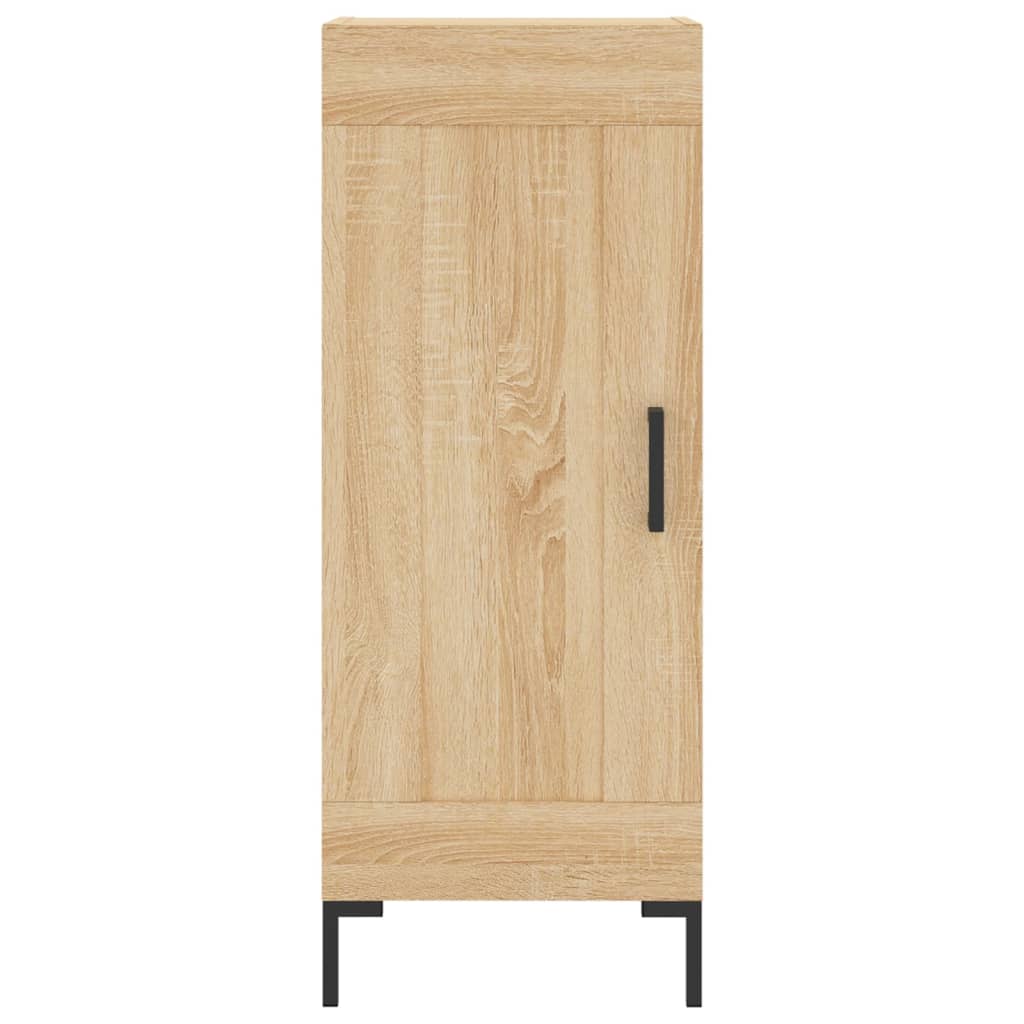skab 34,5x34x180 cm konstrueret træ sonoma-eg