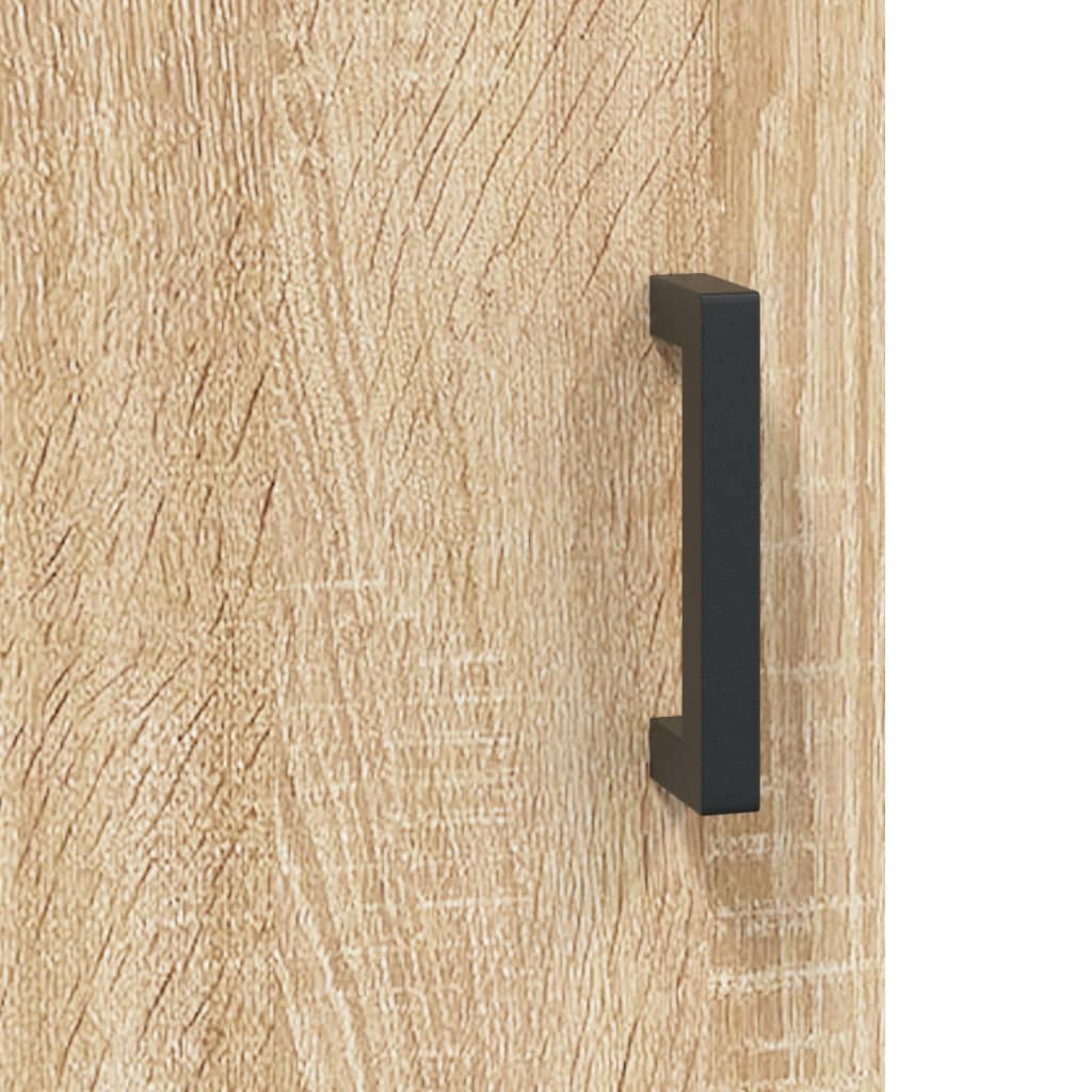 skab 34,5x34x180 cm konstrueret træ sonoma-eg