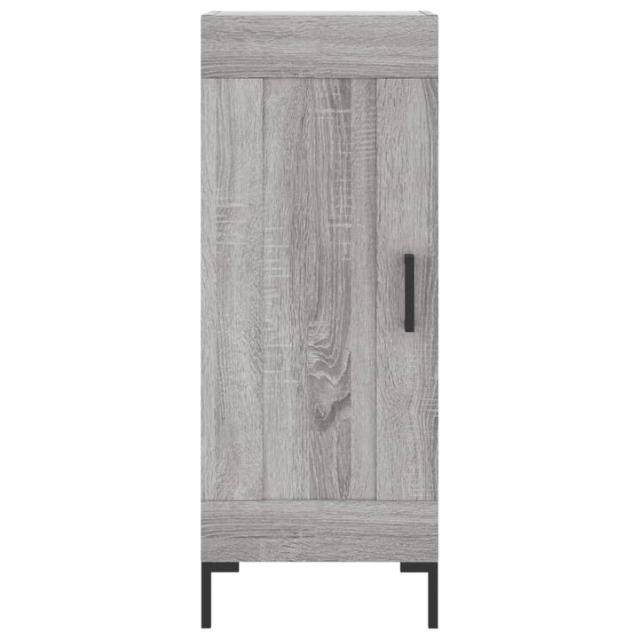 højskab 34,5x34x180 cm konstrueret træ grå sonoma-eg