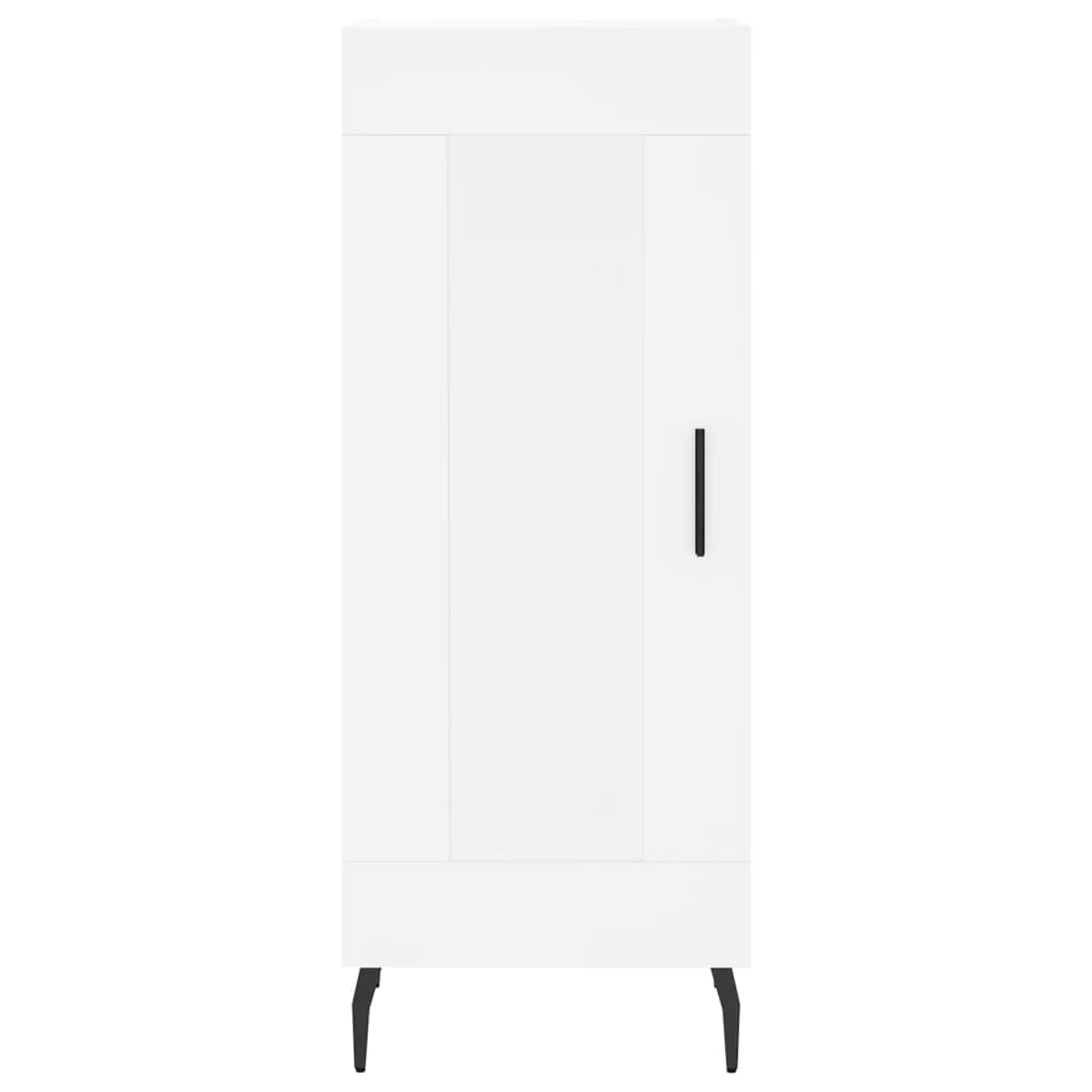skab 34,5x34x180 cm konstrueret træ hvid