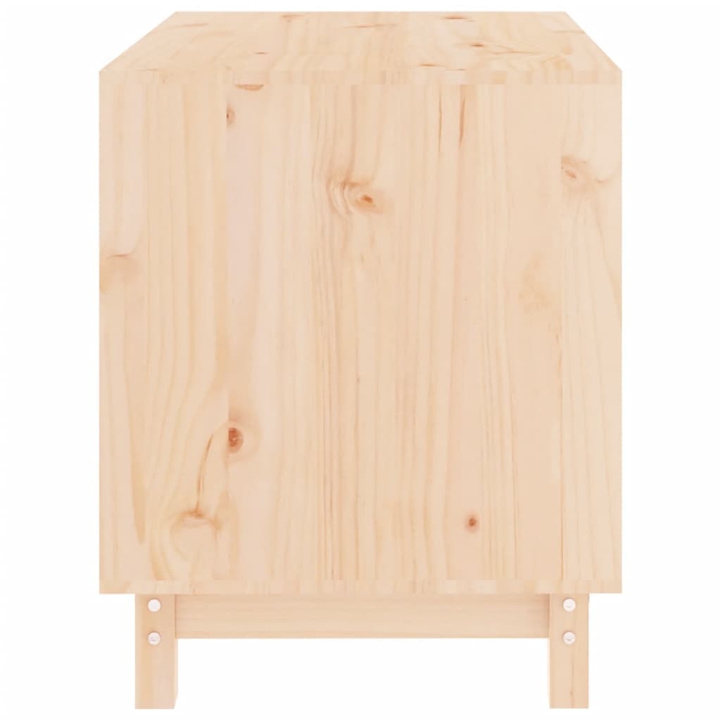 hundehus 70x50x62 cm massivt fyrretræ