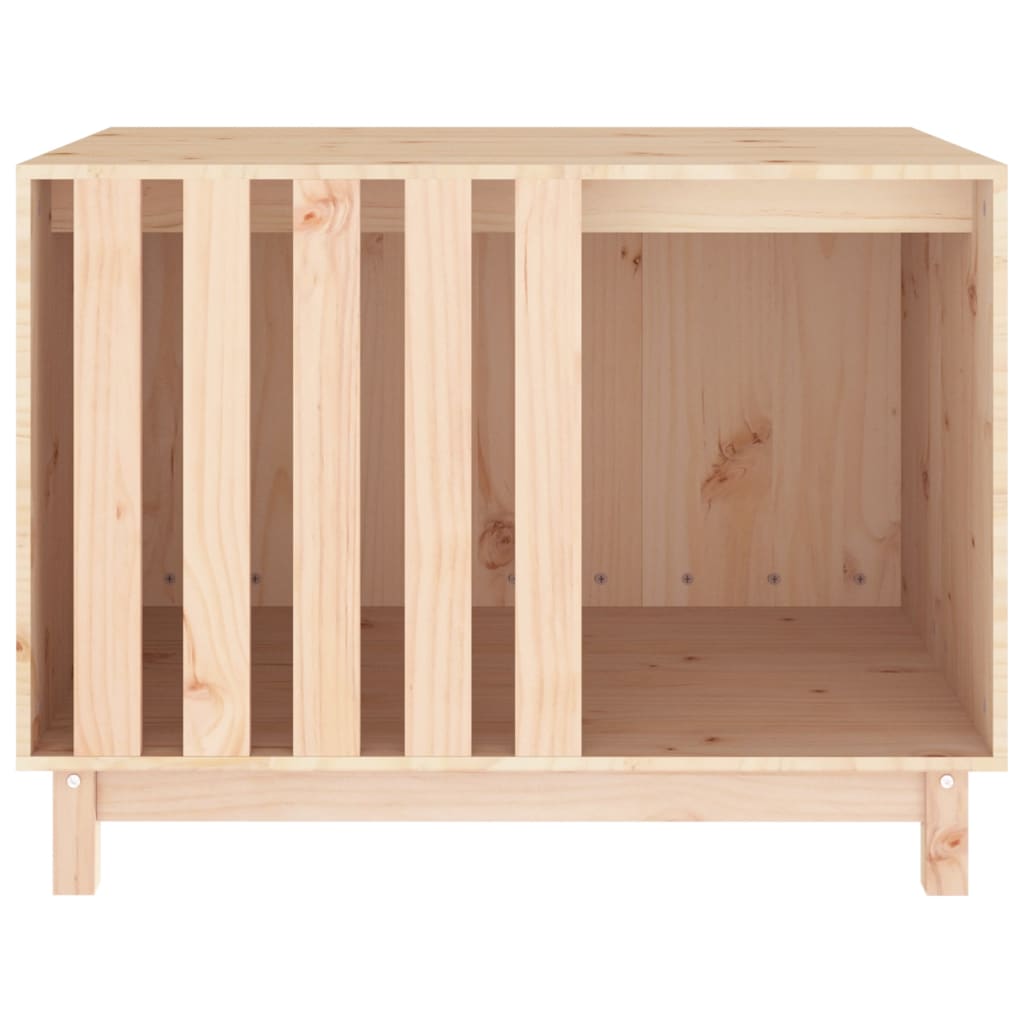 hundehus 90x60x67 cm massivt fyrretræ