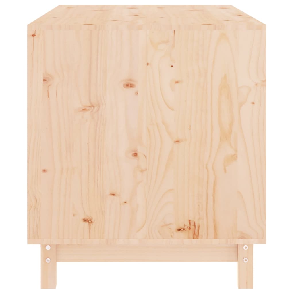hundehus 90x60x67 cm massivt fyrretræ