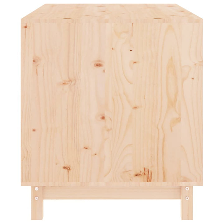 hundehus 90x60x67 cm massivt fyrretræ