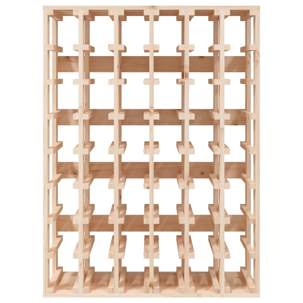 vinreol 70x33x94 cm massivt fyrretræ