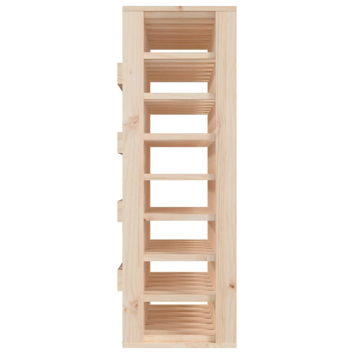 vinreol 70x33x94 cm massivt fyrretræ