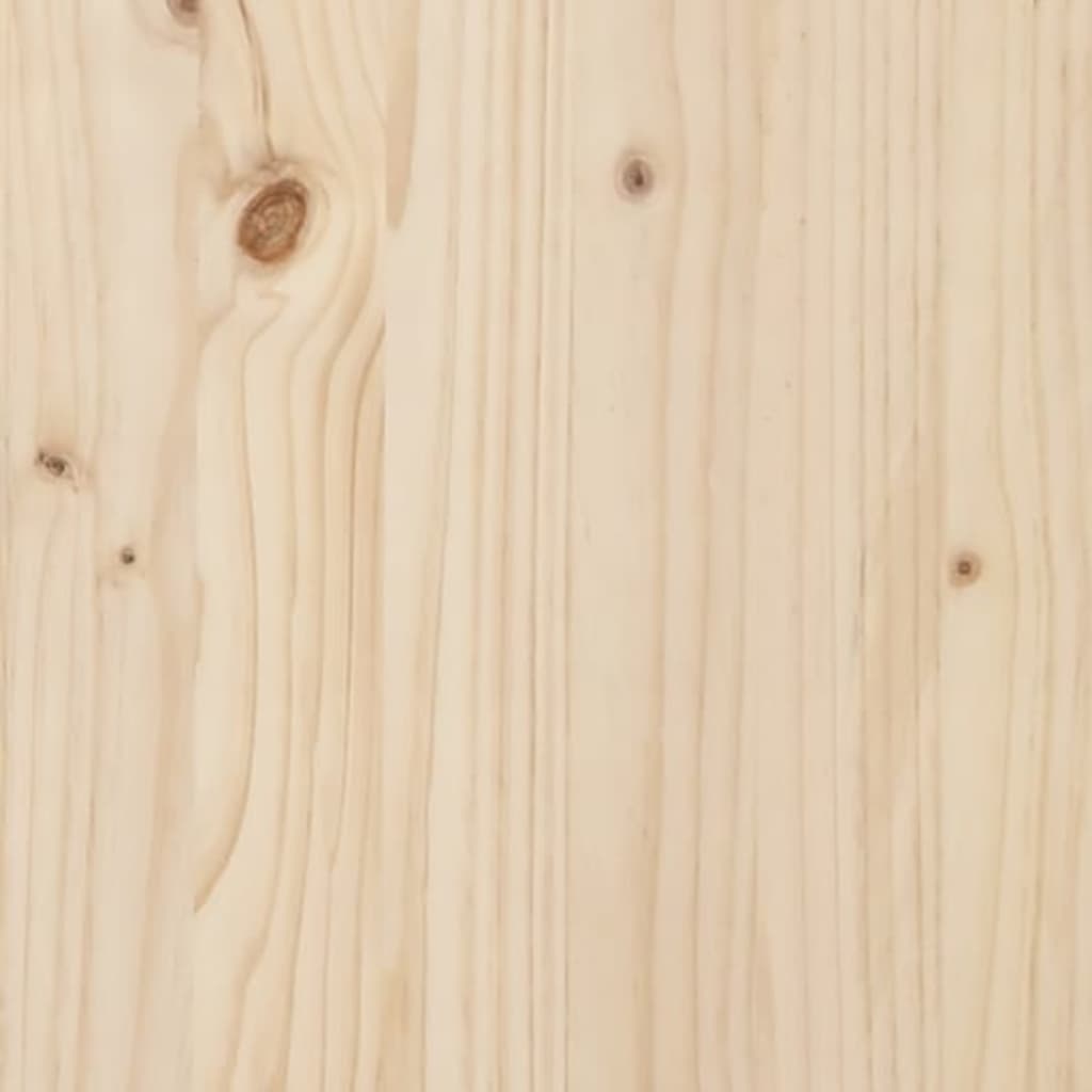 vinreol 109,5x30x107,5 cm massivt fyrretræ