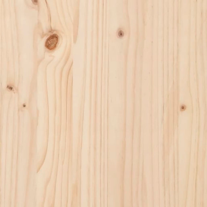 vinreol 109,5x30x107,5 cm massivt fyrretræ