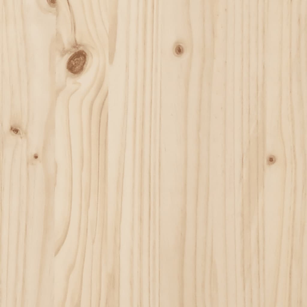 vinreol 61,5x30x107,5 cm massivt fyrretræ