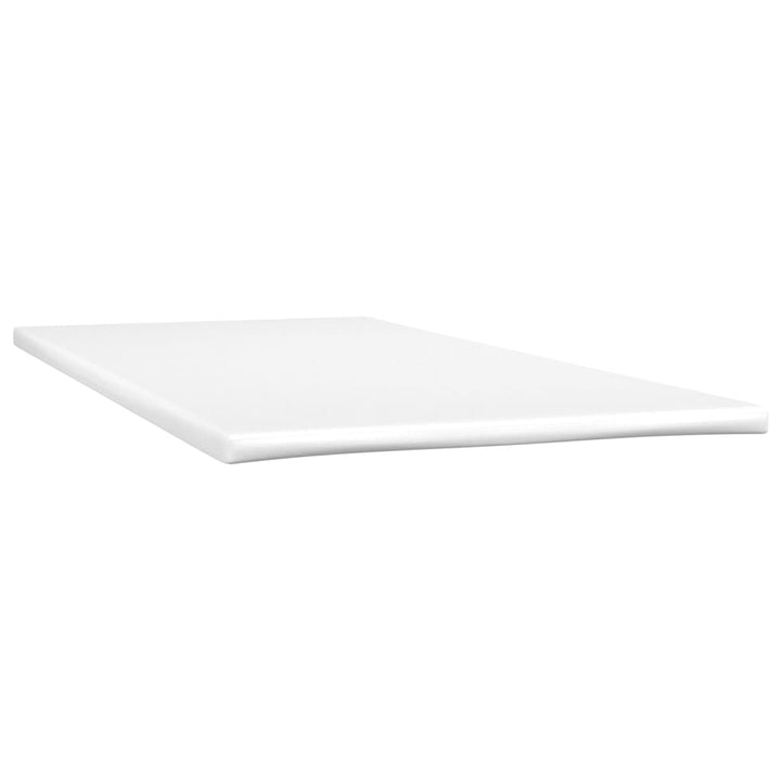 kontinentalseng med madras 90x190 cm stof cremefarvet