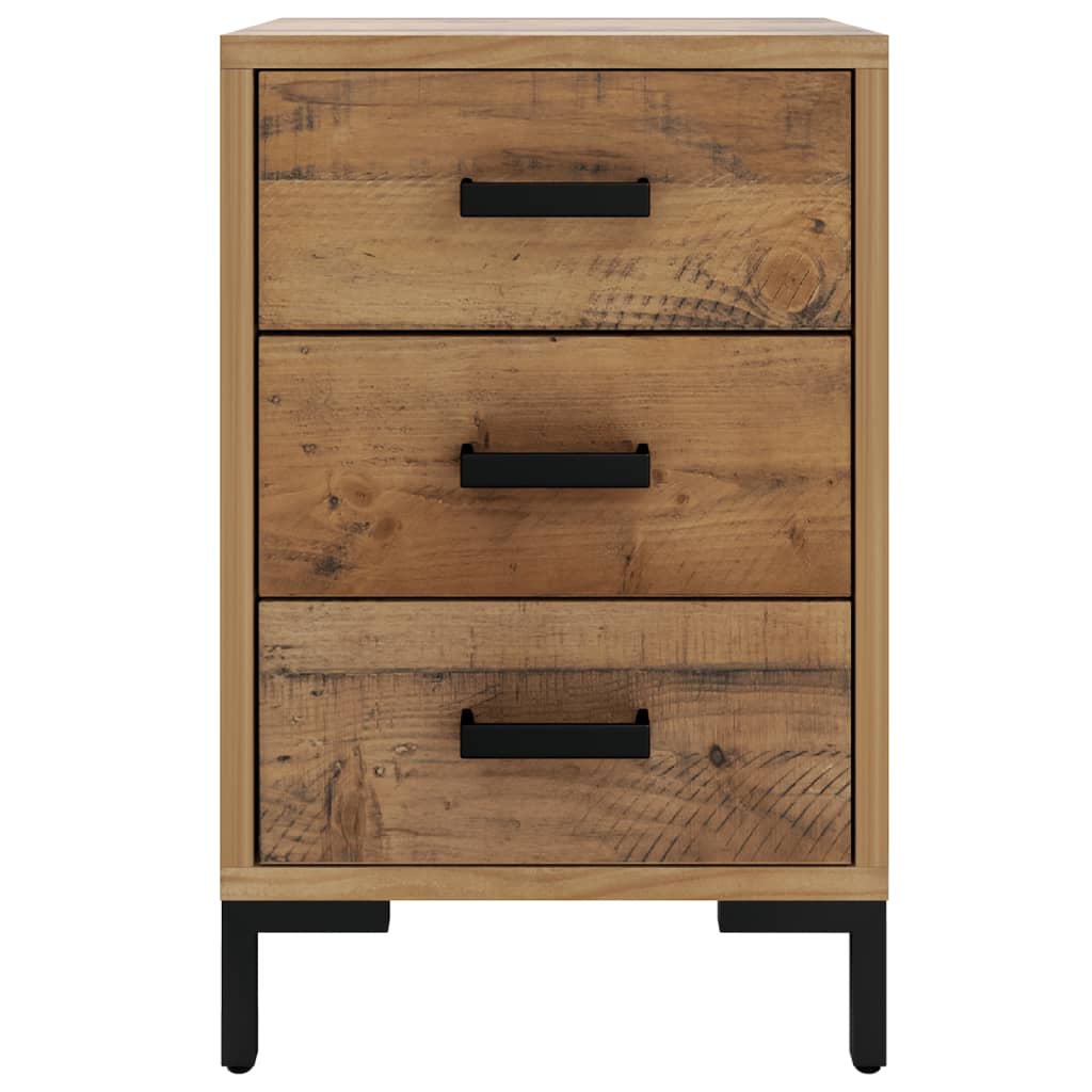 sengeborde 2 stk. 40x30x55 cm massivt fyrretræ