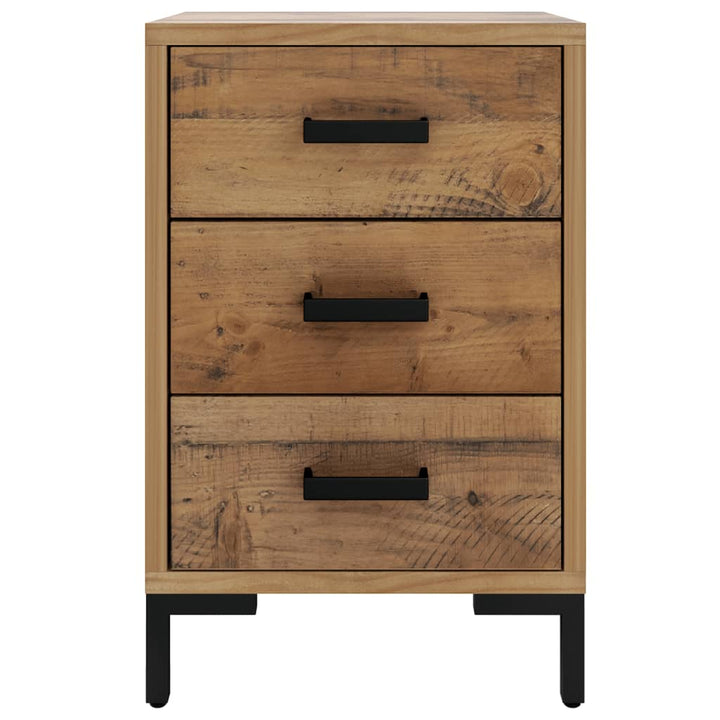 sengeborde 2 stk. 40x30x55 cm massivt fyrretræ
