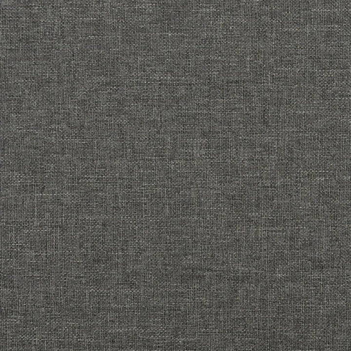 kontinentalseng med madras 80x200 cm stof mørkegrå