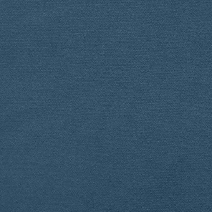 kontinentalseng med madras 90x190 cm fløjl mørkeblå