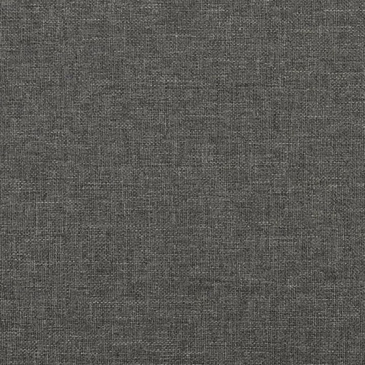 kontinentalseng med madras 80x200 cm stof mørkegrå