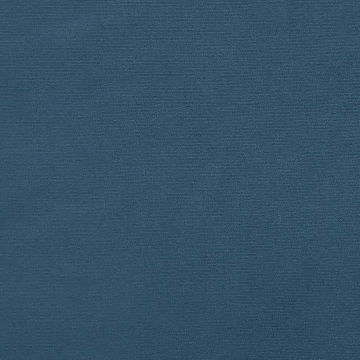 kontinentalseng med madras 80x200 cm fløjl mørkeblå