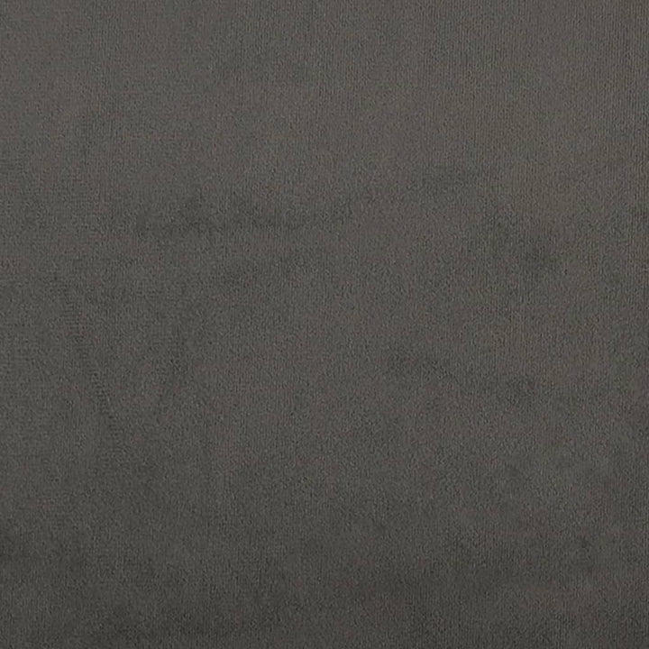 kontinentalseng med madras 90x190 cm fløjl mørkegrå